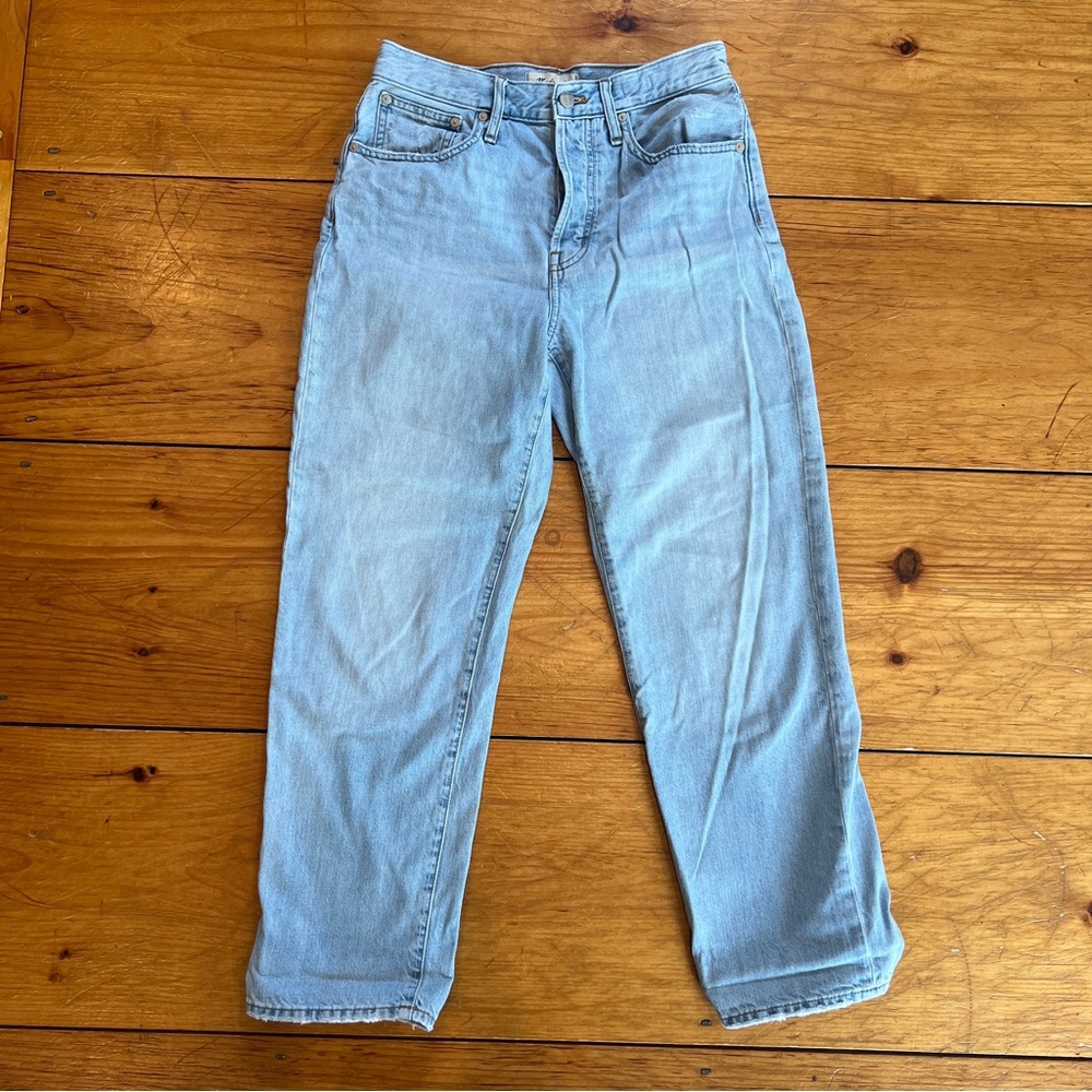 Madewell Dad Jean Button Fly Light Blue Denim - Size 26